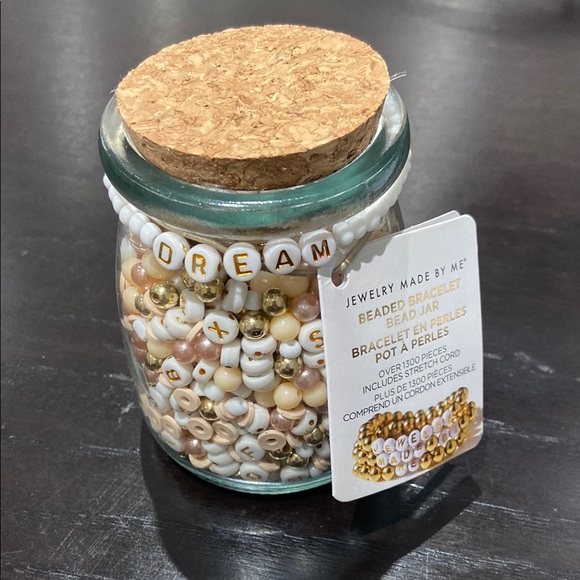 Other - Jewelry Made By Me Beaded Bracelet Bead Jar